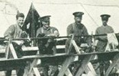 Base de Valcartier un jour de lessive. La base a été contruite au début de la Première Guerre mondiale.