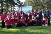The 2013 Vimy Pilgrimage Award winners unveil the future site of the Vimy Education Centre