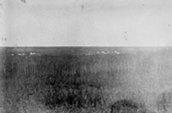 Lieu où le lieutenant Fitch a été tué, mai 1885. / Photo: James Peters, Bibliothèque et Archives Canada C-003452.